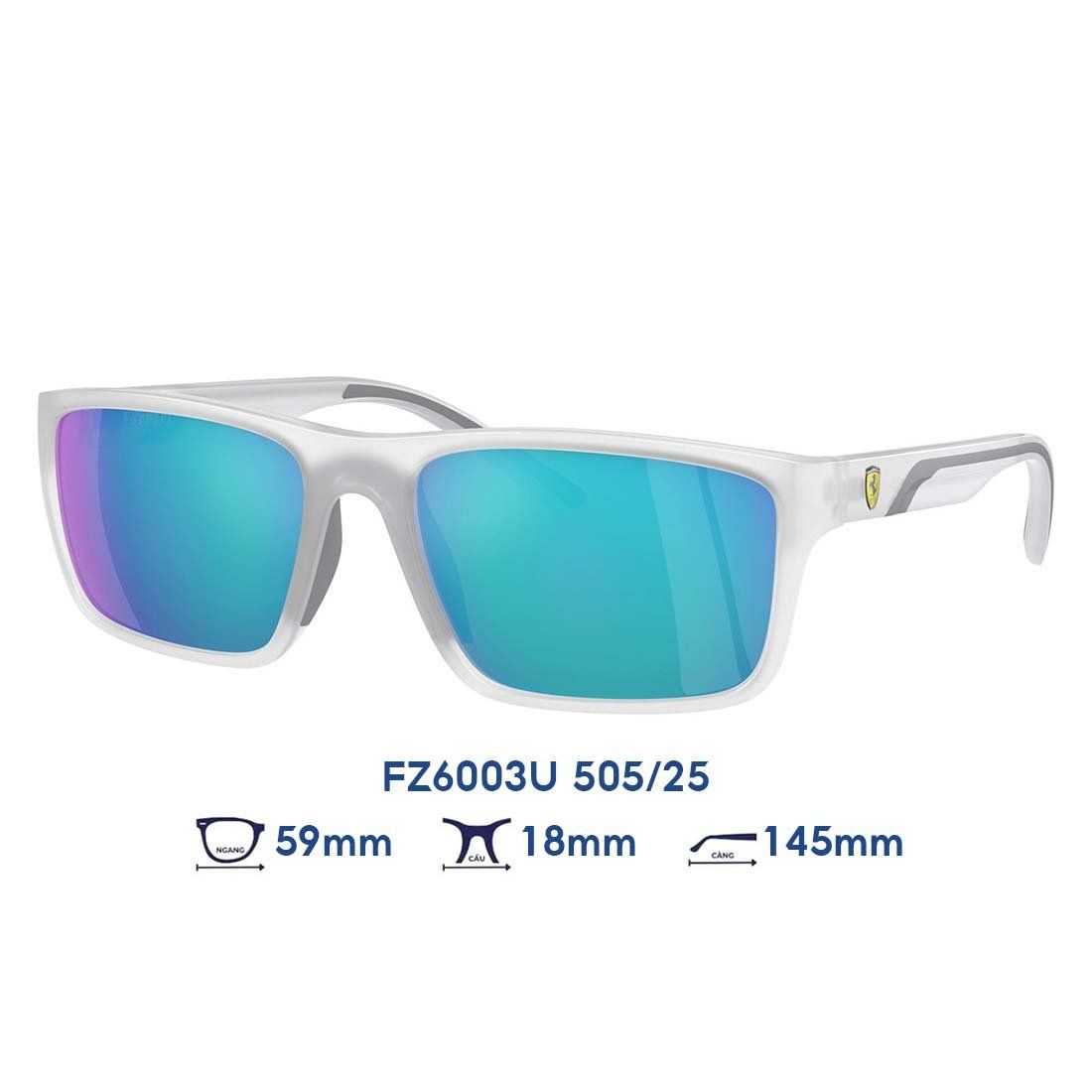  Kính mát Ferrari Scuderia FZ6003U 505/25 