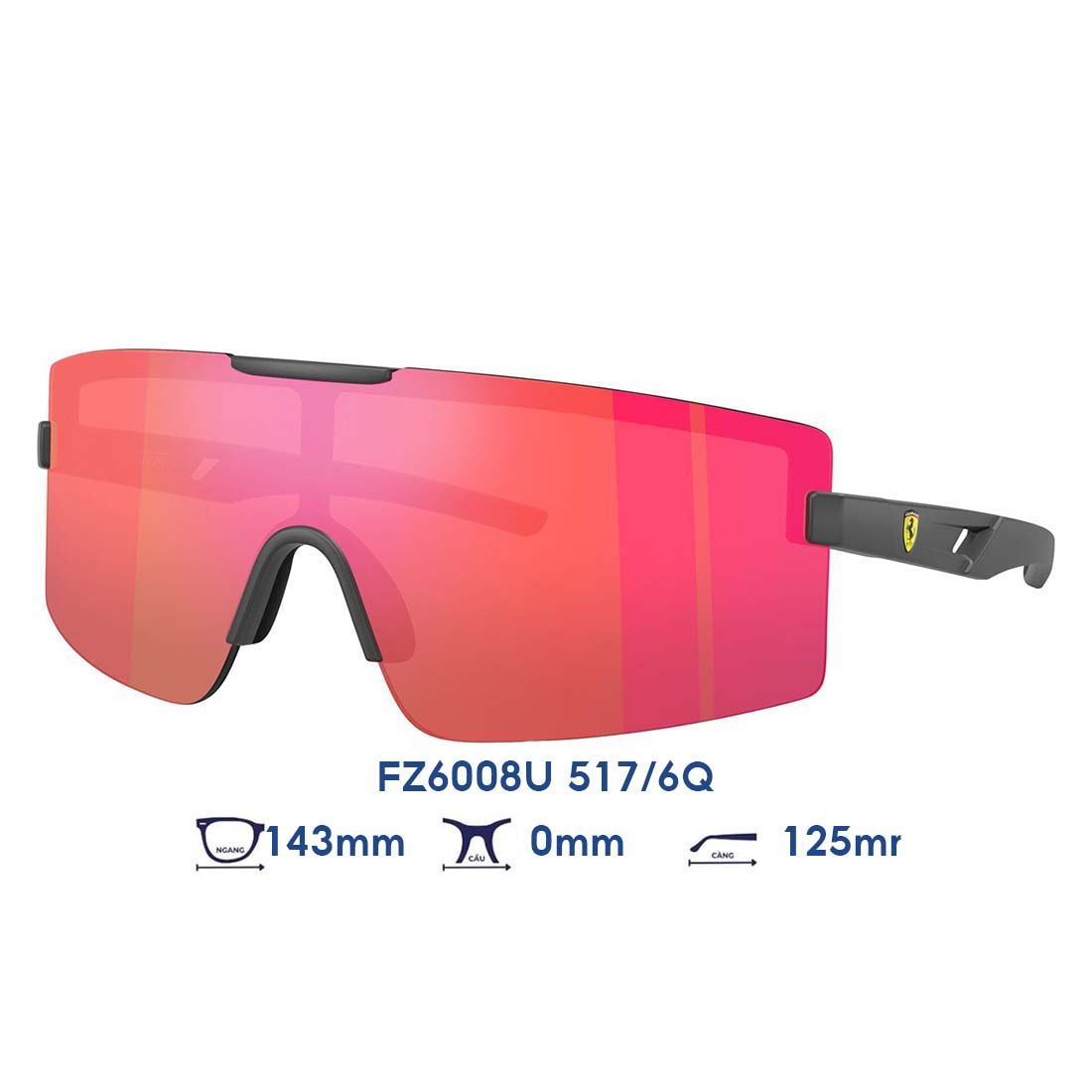 Kính mát Ferrari Scuderia FZ6008U 517/6Q