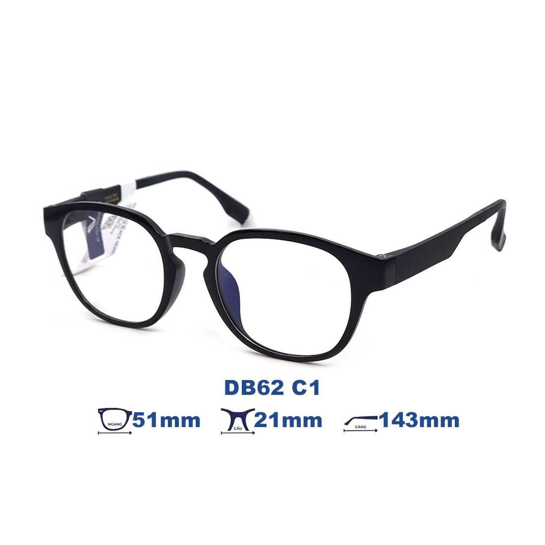 Gọng kính BLACK MONSTER DB62 C1