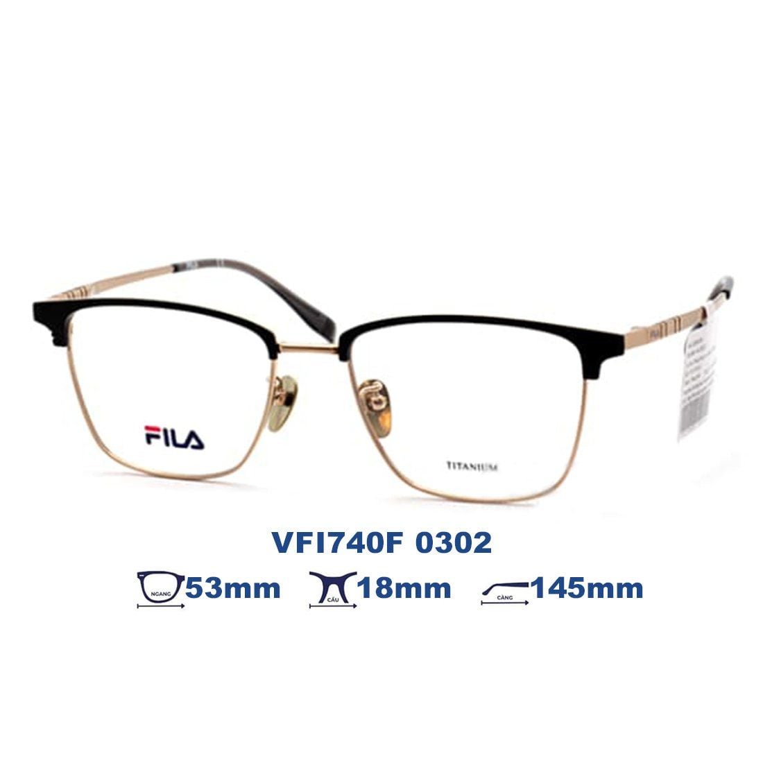 Gọng kính FILA VFI740F 0302