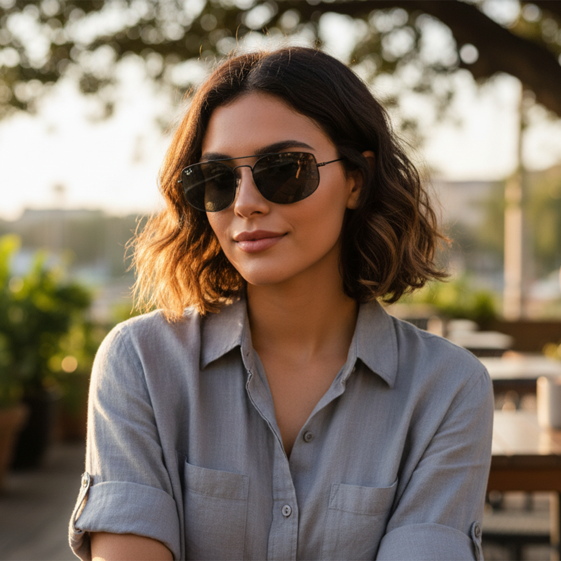  Kính mát RAYBAN RB3845 002/B1 