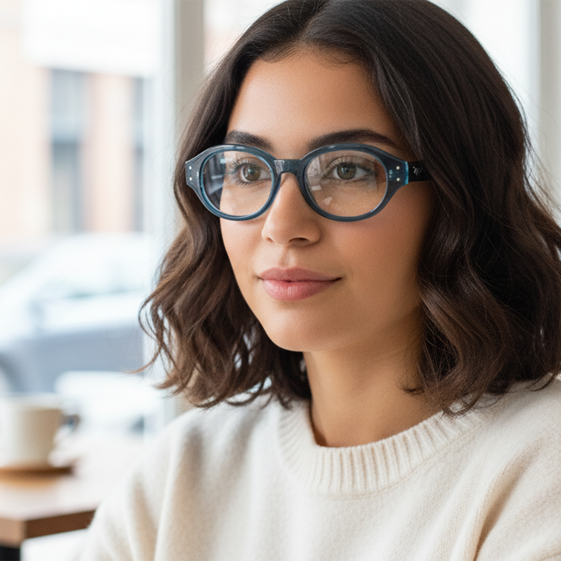 Gọng kính RAYBAN RB7257F 8434 - Xanh