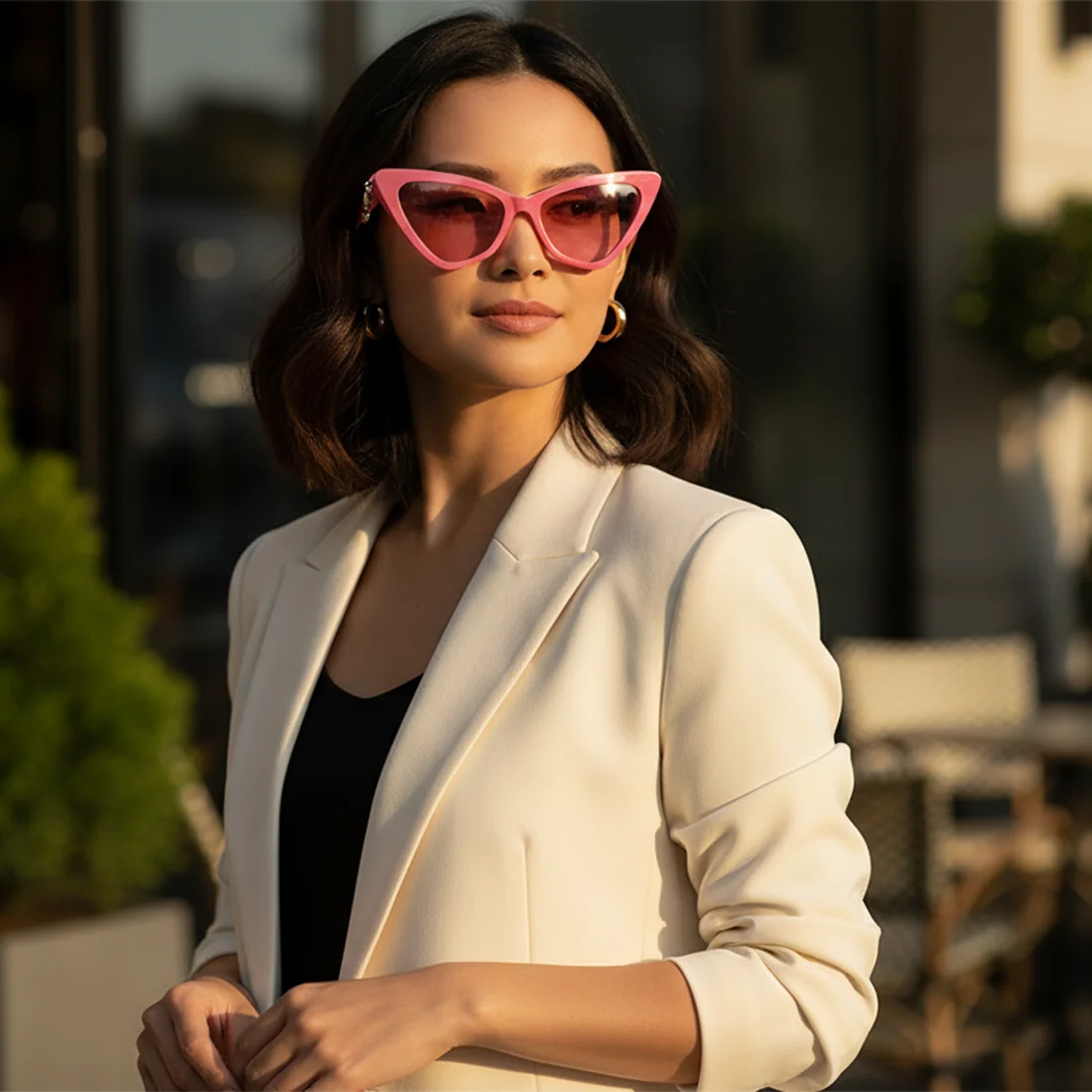 Kính mát Jimmy Choo JC5008 5024/84 - Hồng