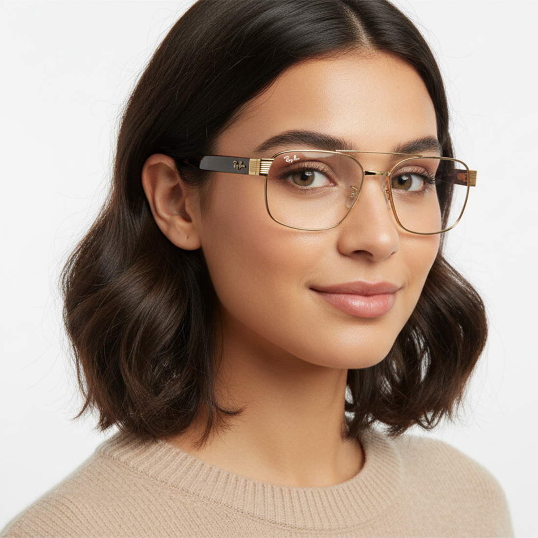 Gọng kính RAYBAN RB3751V 2500 - Vàng Arista