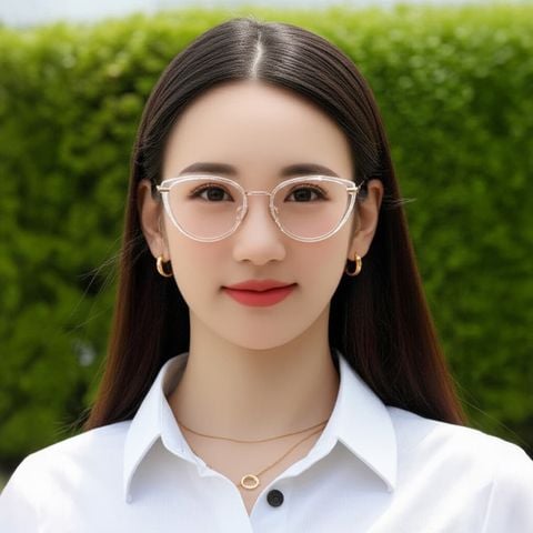 Gọng Kính Nữ MOLSION MA6029_B93 Chính Hãng Dáng Mắt Mèo, Chất liệu Titanium chịu nhiệt