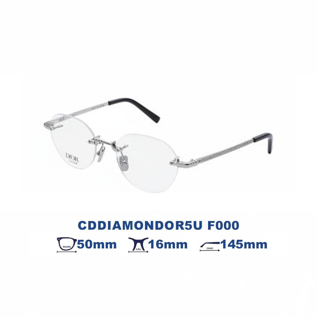 Gọng kính DIOR CDDIAMONDOR5U F000