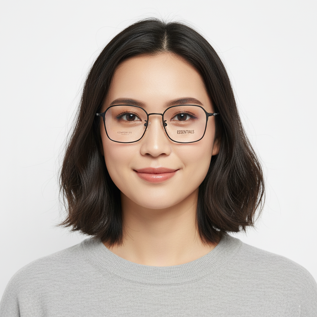  Gọng kính ESSENTIALS COMFORTE21 BLACK 