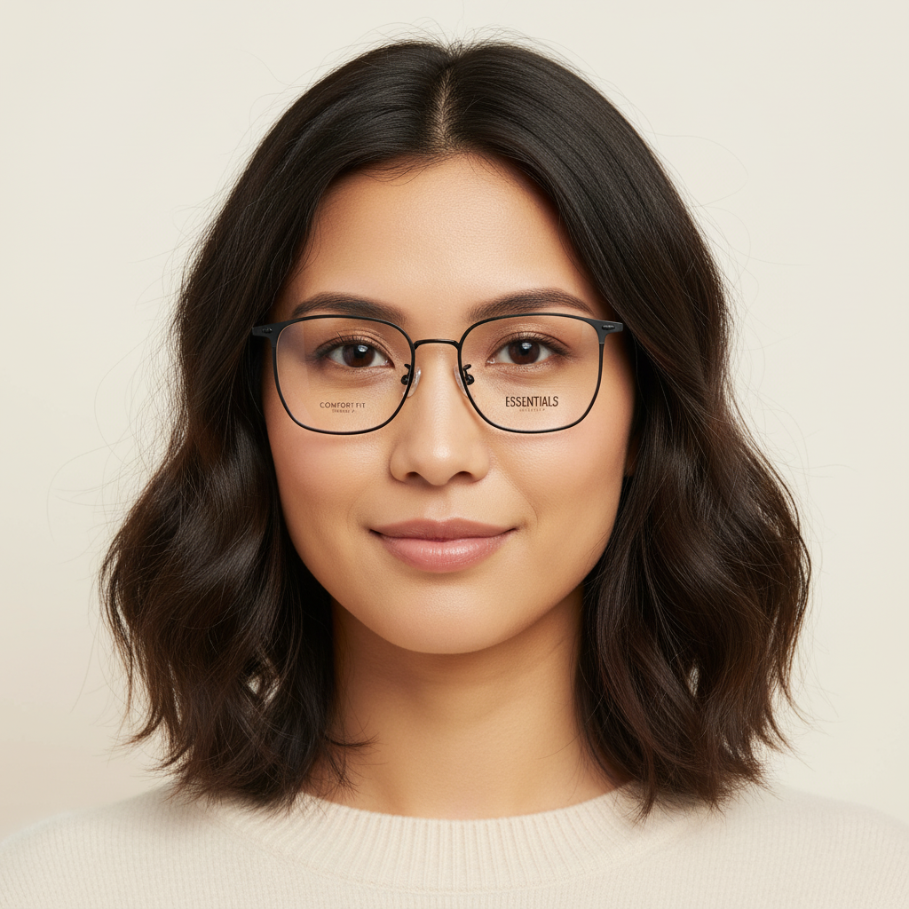  Gọng kính ESSENTIALS COMFORTE24 BLACK 