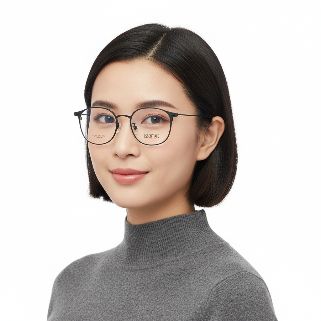  Gọng kính ESSENTIALS COMFORTE25 BLACK 