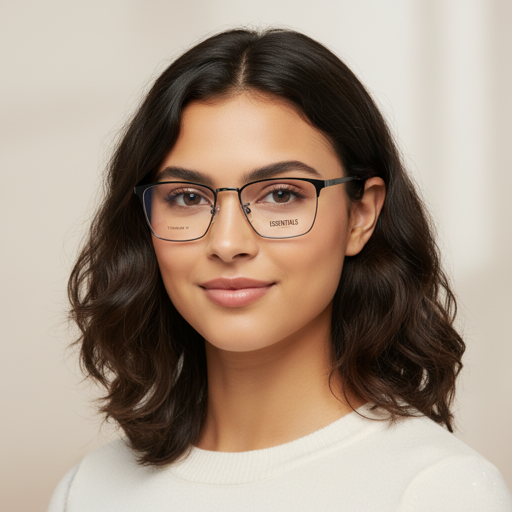  Gọng kính ESSENTIALS EXECUTIVE3 BLK/GUN 