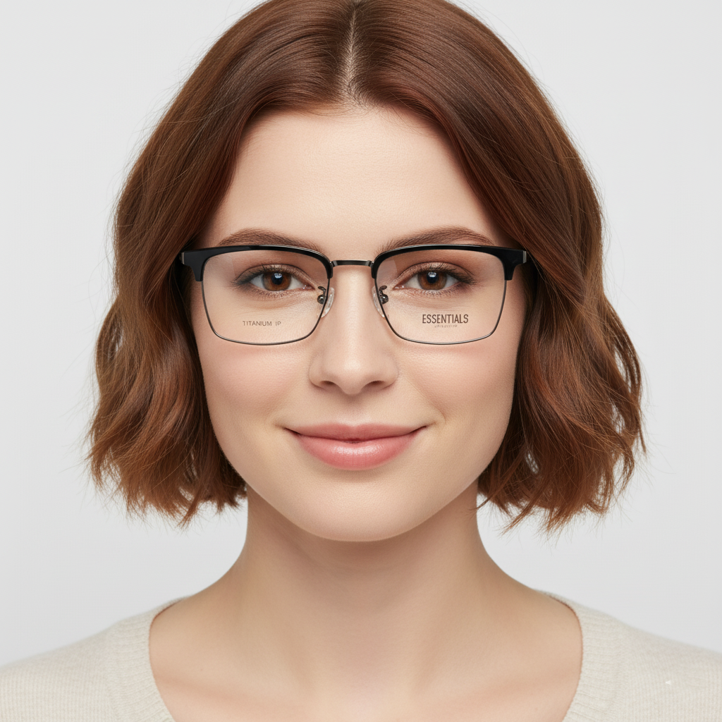  Gọng kính ESSENTIALS EXECUTIVE7 BLK/GUN 