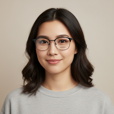 Gọng kính ESSENTIALS EXECUTIVE9 BLACK