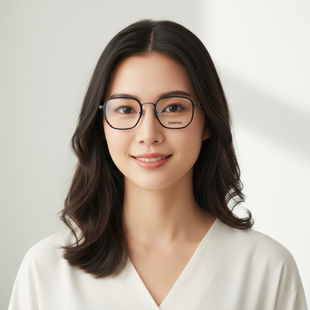  Gọng kính ESSENTIALS FLEX2 BK/GUN 