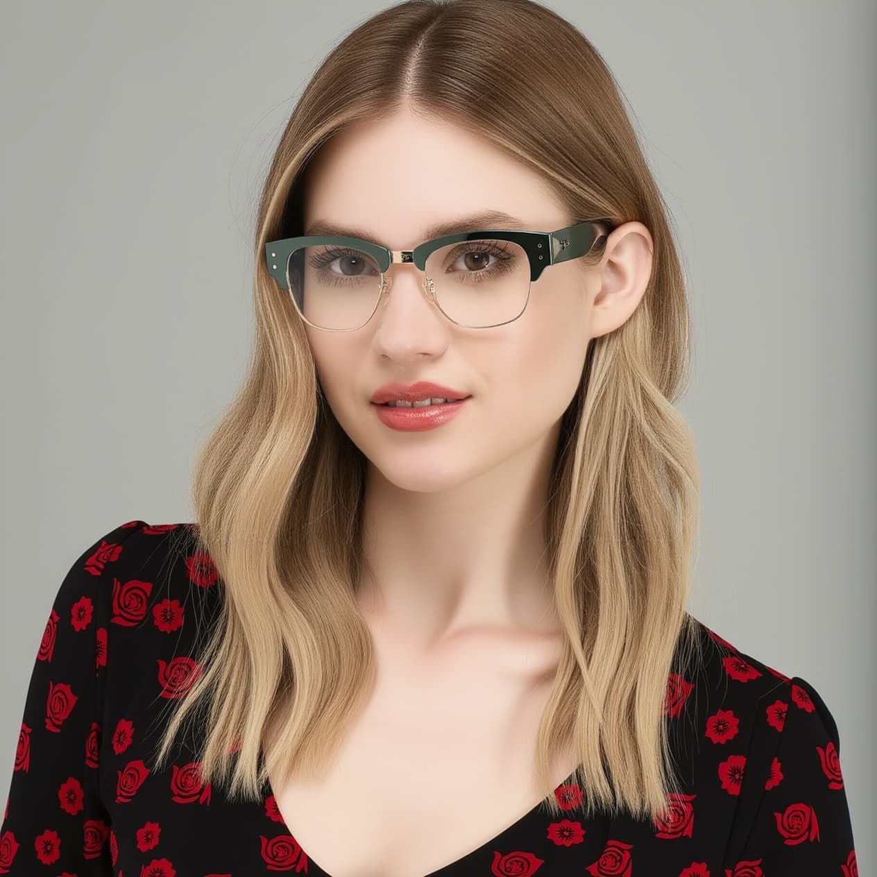 RayBan RB7316V Mega Clubmaster với thiết kế vuông hiện đại và chất liệu PEEK cao cấp