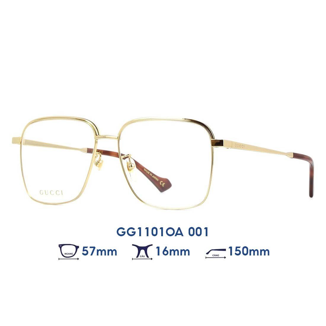  Gọng kính GUCCI GG1101OA 001 
