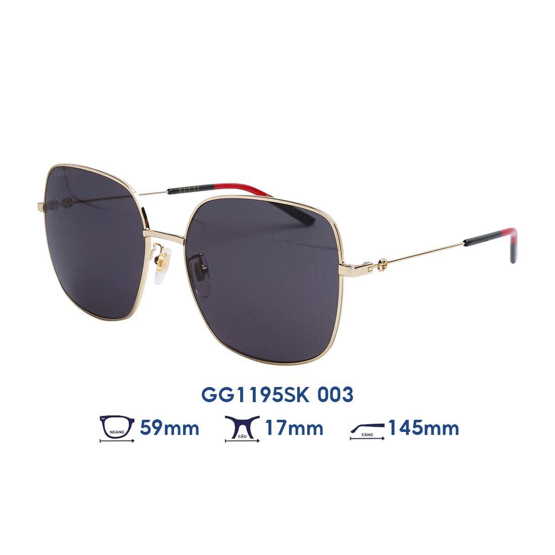  Kính mát GUCCI GG1195SK 003 
