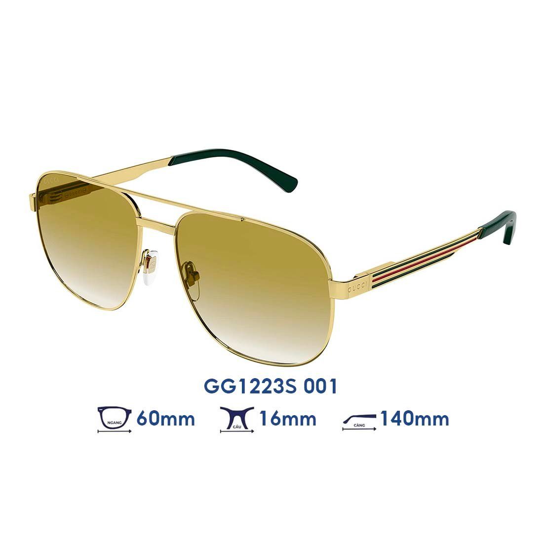  Kính mát GUCCI GG1223S 001 