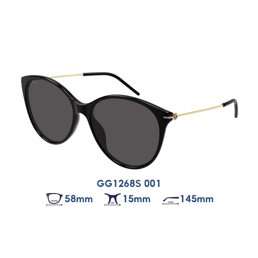  Kính mát GUCCI GG1268S 001 