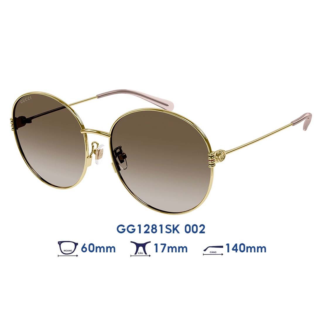  Kính mát GUCCI GG1281SK 002 