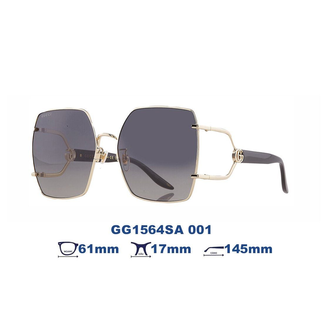 Kính mát GUCCI GG1564SA 001