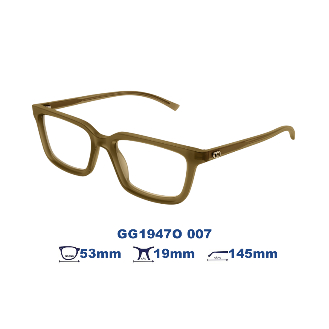  Gọng kính GUCCI GG1947O 007 