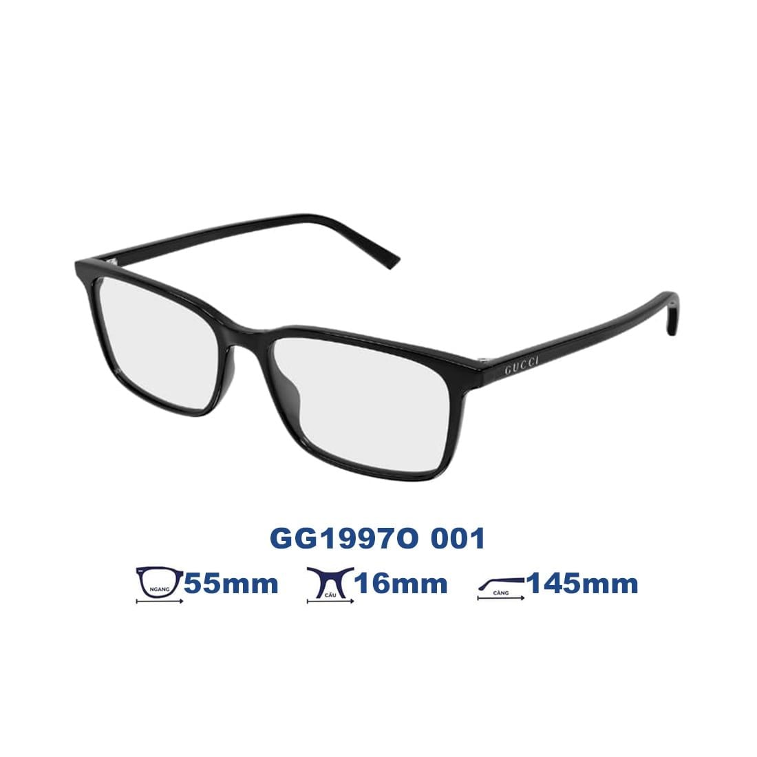  Gọng kính GUCCI GG1997O 001 