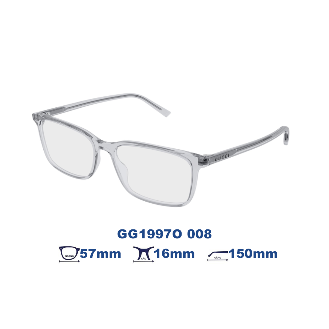  Gọng kính GUCCI GG1997O 008 