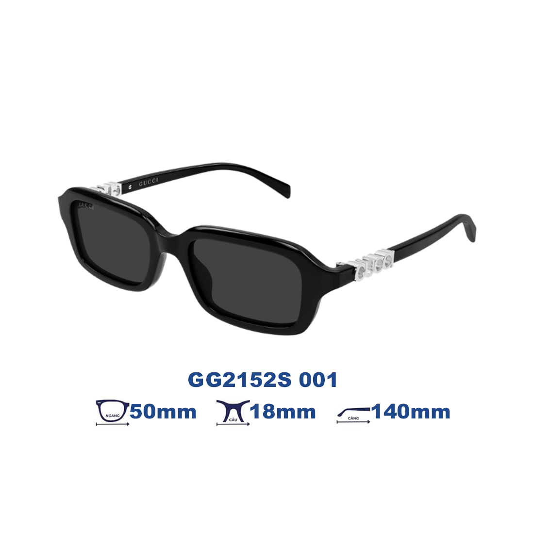  Kính mát GUCCI GG2152S 001 