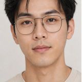 Gọng kính Rayban Frank RX8157V 1223 - Xám súng bán bóng
