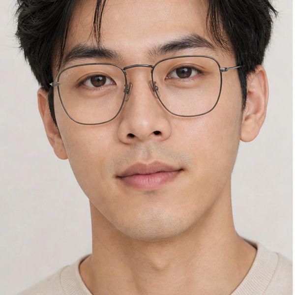 Gọng kính Rayban Frank RX8157V 1223 - Xám súng bán bóng