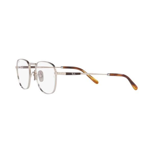 Gọng kính Rayban Frank Titanium RX8258V 1224 - Bạc bóng