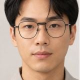 Gọng kính Rayban Frank Titanium RX8258V 1237 - Đen bóng