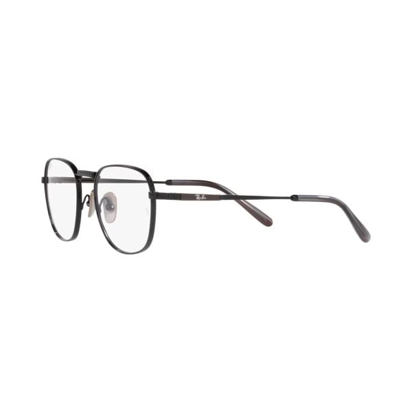 Gọng kính Rayban Frank Titanium RX8258V 1237 - Đen bóng