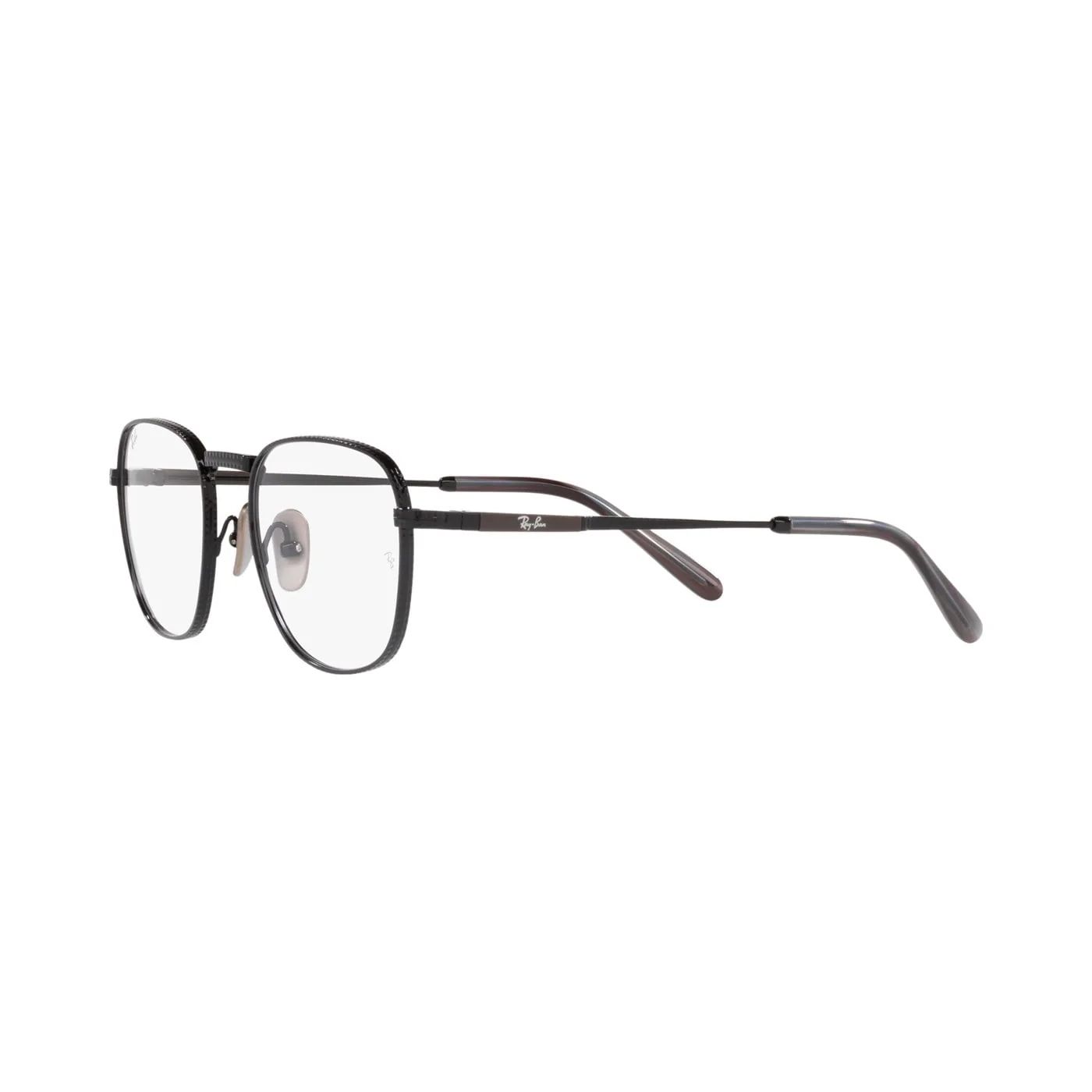 Gọng kính Rayban Frank Titanium RX8258V 1237 - Đen bóng