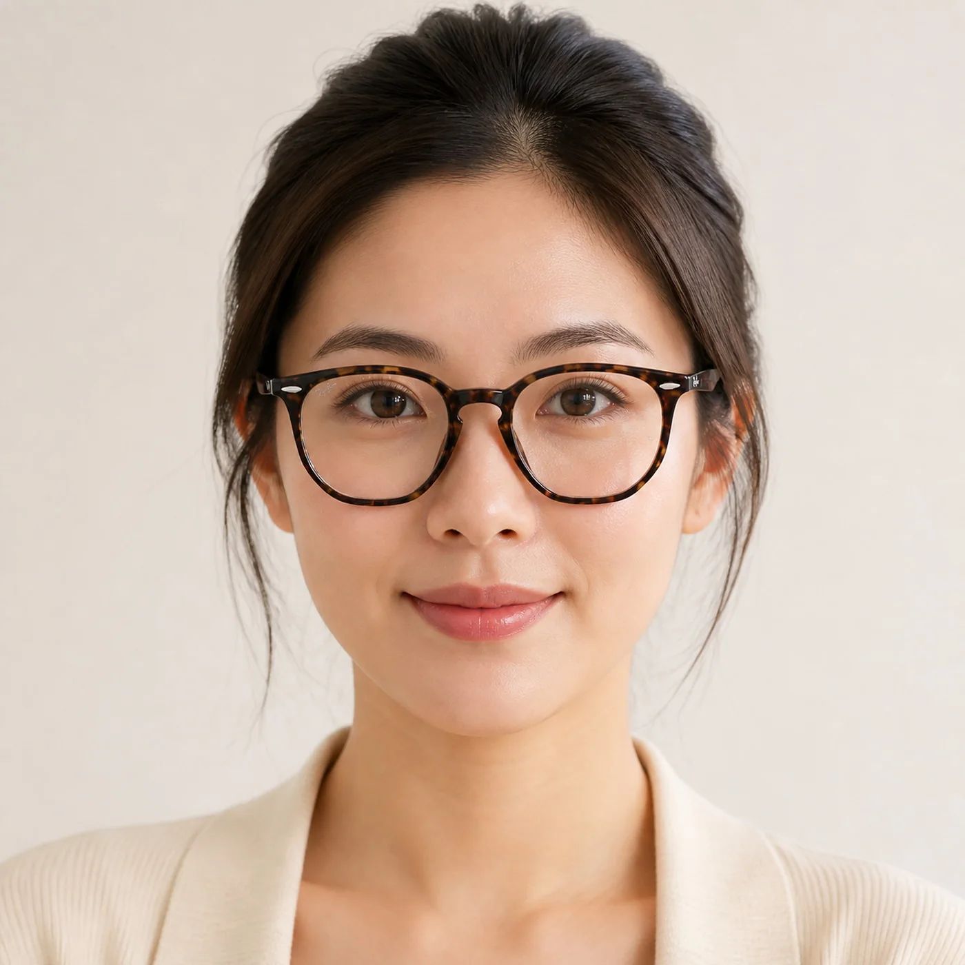 Gọng kính Rayban Hexagonal RX7151F 2012 - Nâu đồi mồi