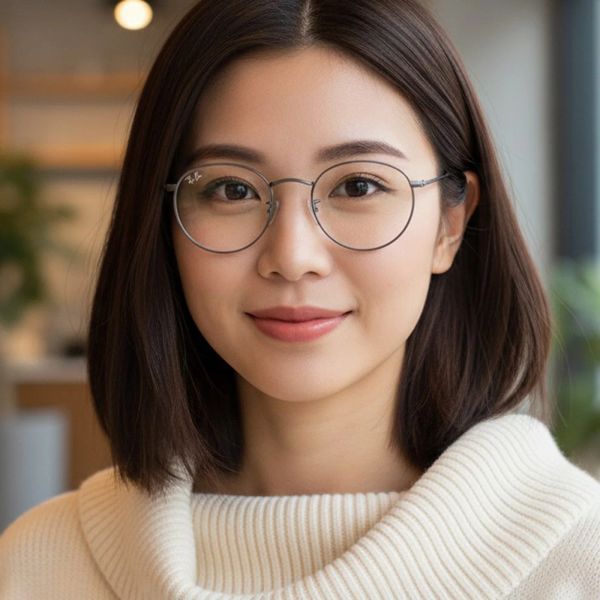 Gọng kính Rayban Round Metal Optics RX3447V 2620