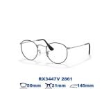 Gọng kính Rayban Round Metal Optics RX3447V 2861