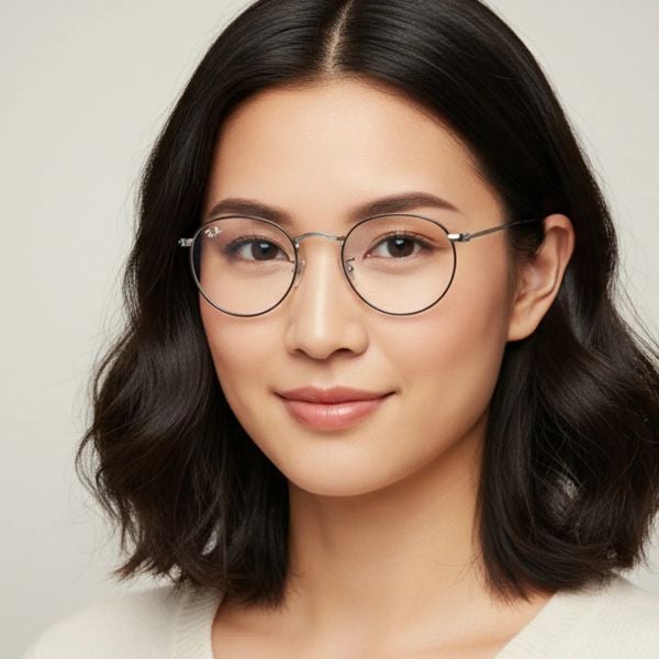 Gọng kính Rayban Round Metal Optics RX3447V 2861