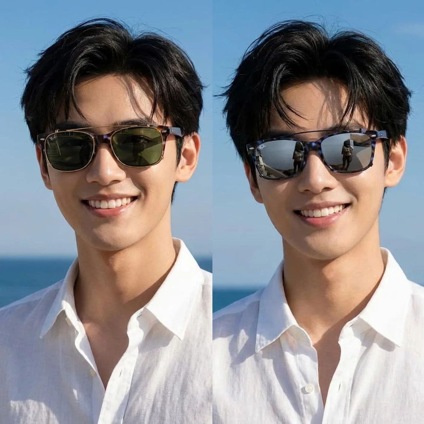 Gọng kính Rayban RX5228 8424 Kèm Clip-on Tiện Lợi