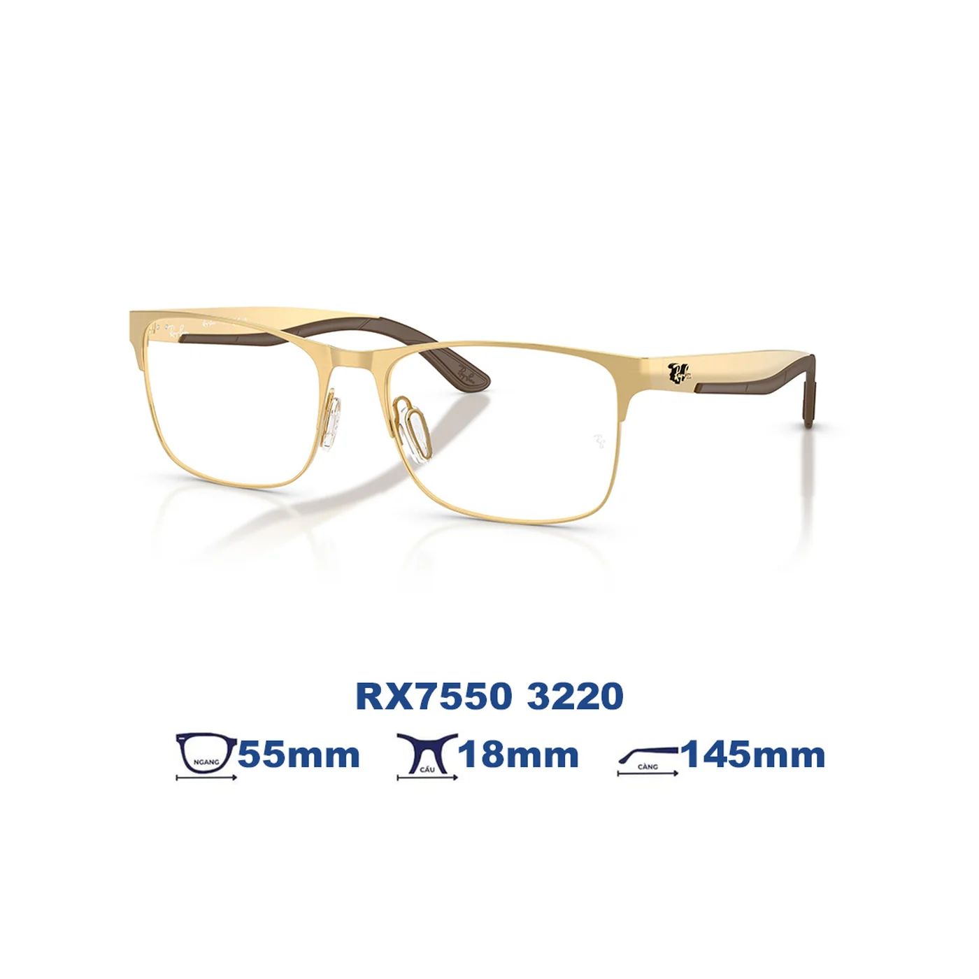 Gọng kính Rayban RX7550 3220