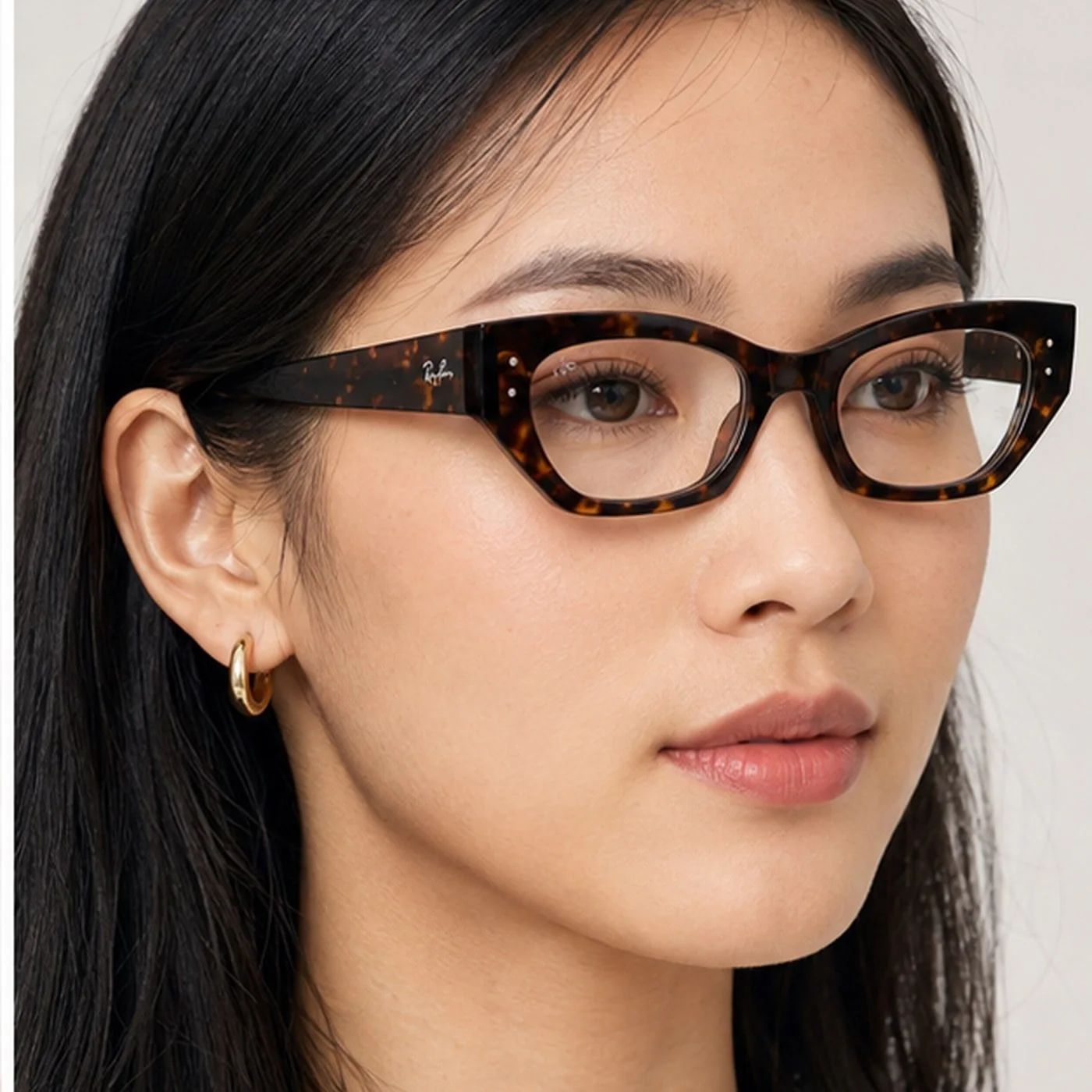 Gọng kính Rayban Zena RX7330F 8320 - Nâu vân đồi mồi bóng