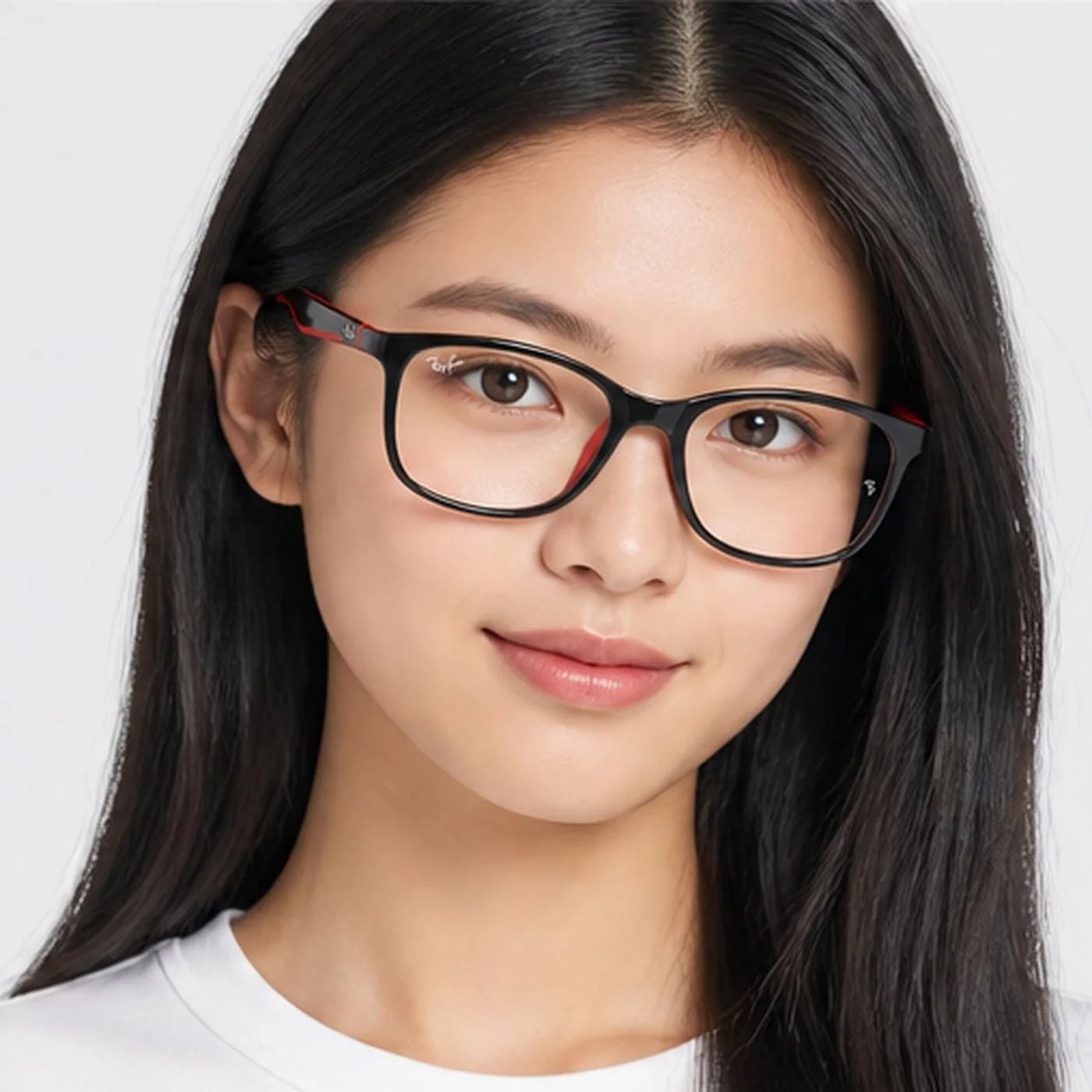 Gọng kính trẻ em Rayban Junior RY1644 3928 - Đen phối cao su đỏ