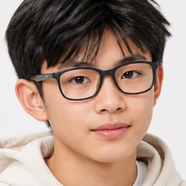 Gọng kính trẻ em Rayban Junior RY1644 7511 - Xám phối cao su xanh lá