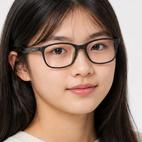 Gọng kính trẻ em Rayban Junior RY1644 7511 - Xám phối cao su xanh lá