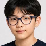 Gọng kính trẻ em Rayban Junior RY1950 7205 - Xanh dương phối xanh dương trong suốt