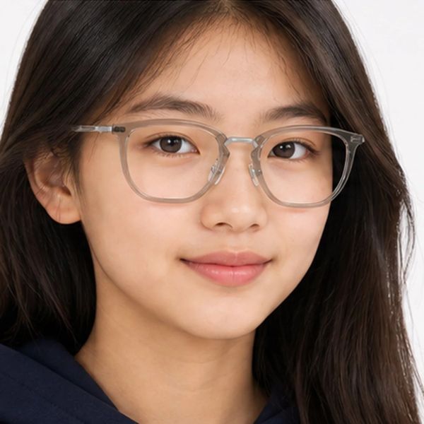 Gọng kính trẻ em Rayban Junior RY9085V 7519 - Xám trong suốt