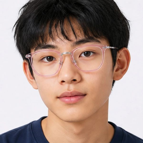 Gọng kính trẻ em Rayban Junior RY9085V 7520 - Hồng trong suốt