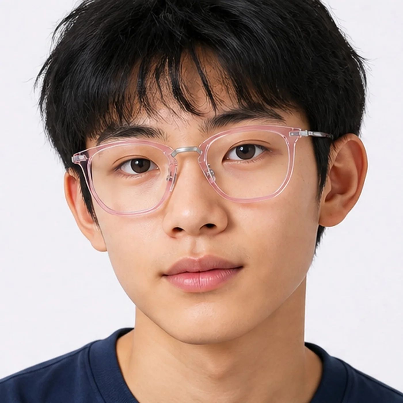 Gọng kính trẻ em Rayban Junior RY9085V 7520 - Hồng trong suốt
