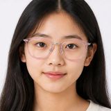 Gọng kính trẻ em Rayban Junior RY9085V 7520 - Hồng trong suốt
