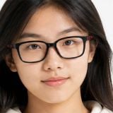 Gọng kính trẻ em Rayban Junior RYA1980 7529 - Đen và đỏ